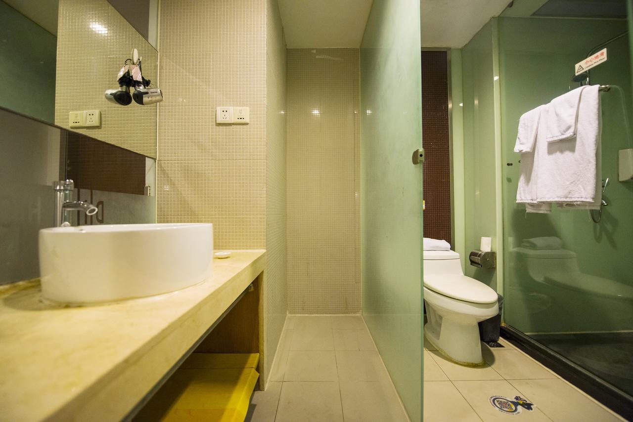 Motel Shanghai Pudong Avenue Yangpu Bridge Exteriér fotografie
